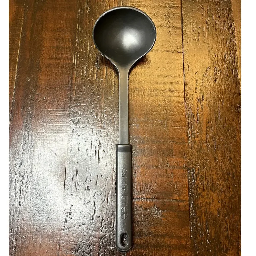 Calphalon Black Nylon Ladle Heat Resistant 400°F Made in USA Kitchen Utensil